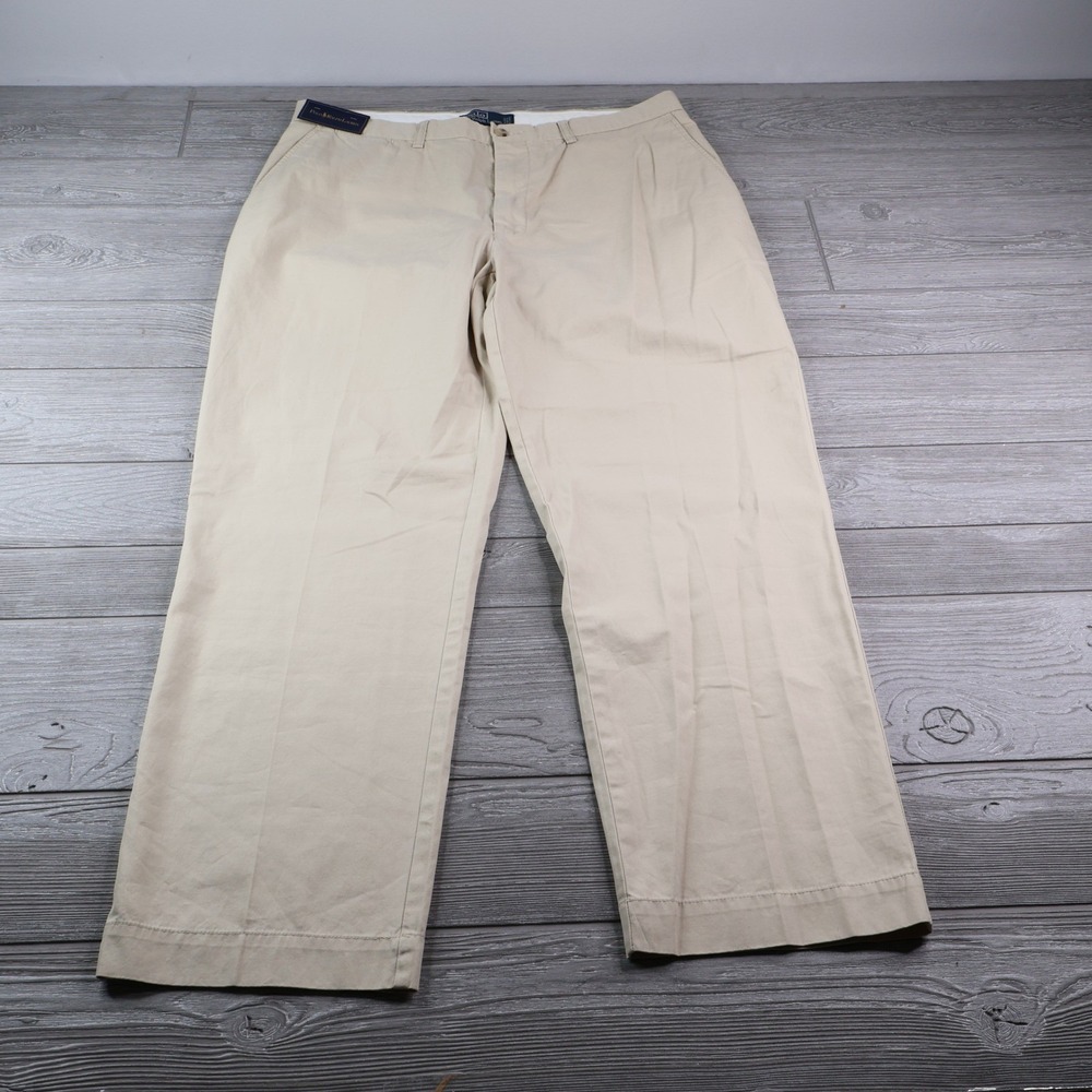 NWT Polo Ralph Lauren Prospect Pant Men's 36x30 Khaki Cotton Chino Trousers
